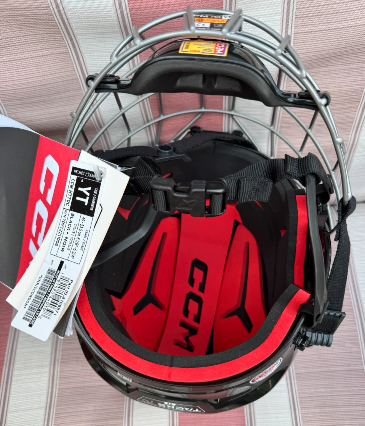 CCM Tacks 70 Youth Hockey Helmet with Cage - photo 4