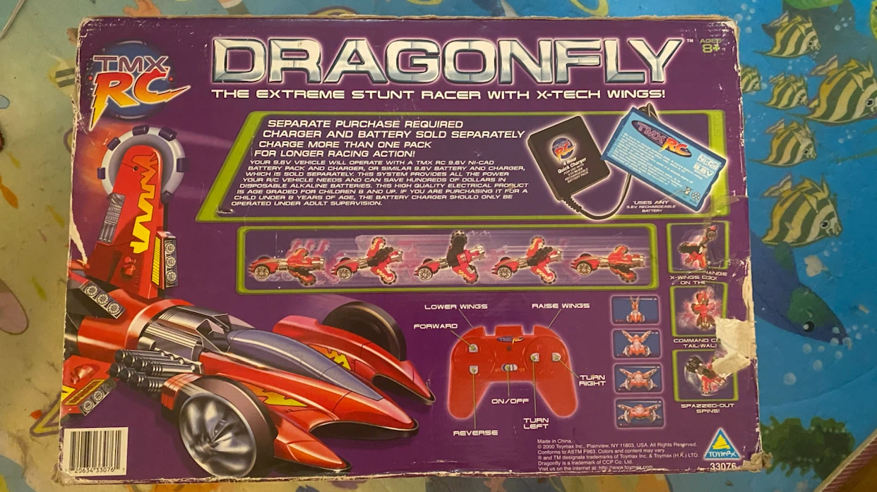 TMX RC Dragonfly Extreme Stunt Racer with X-Tech Wings - photo 2