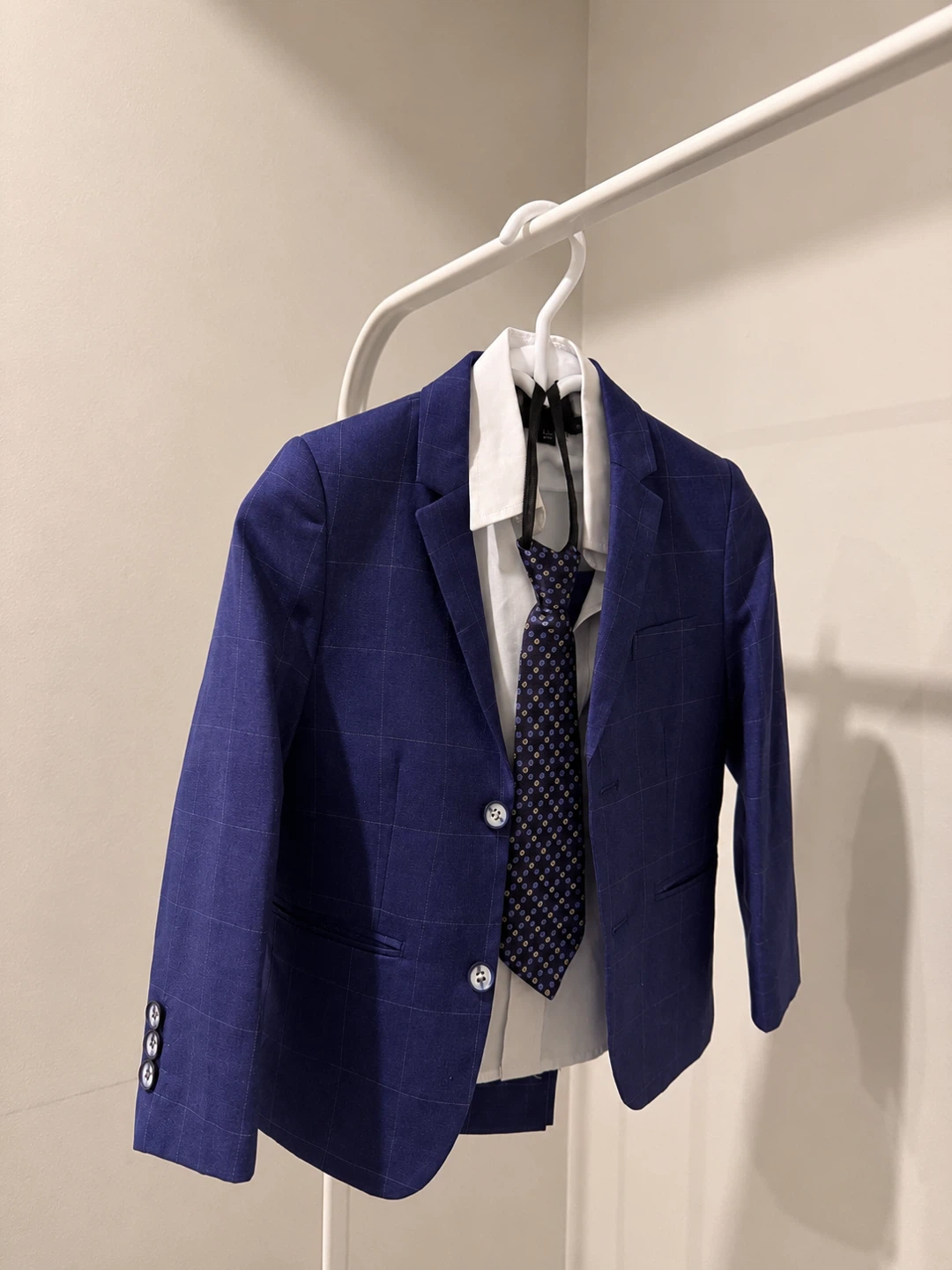 Mini World Boys' Suit Set with Shirt, Blazer & Pants