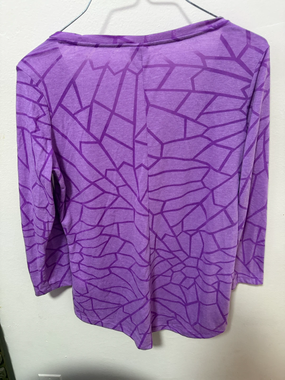 Cato Woman Purple Long Sleeve Top - Size L - photo 3