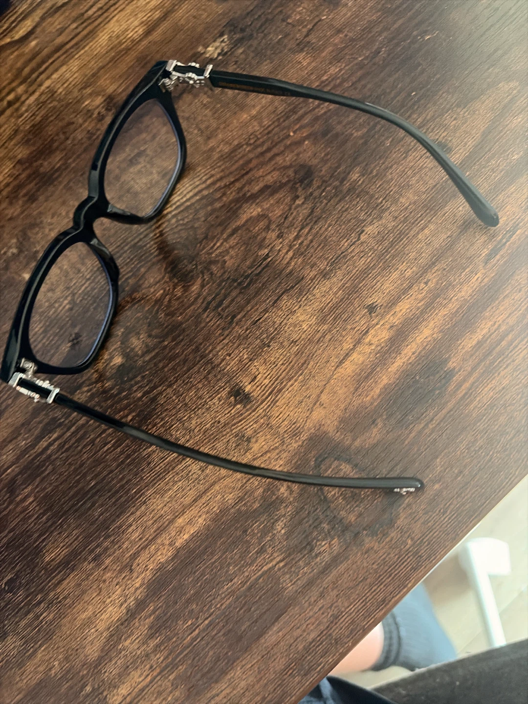 Chrome hearts glasses black fran silver 1:1 - photo 3