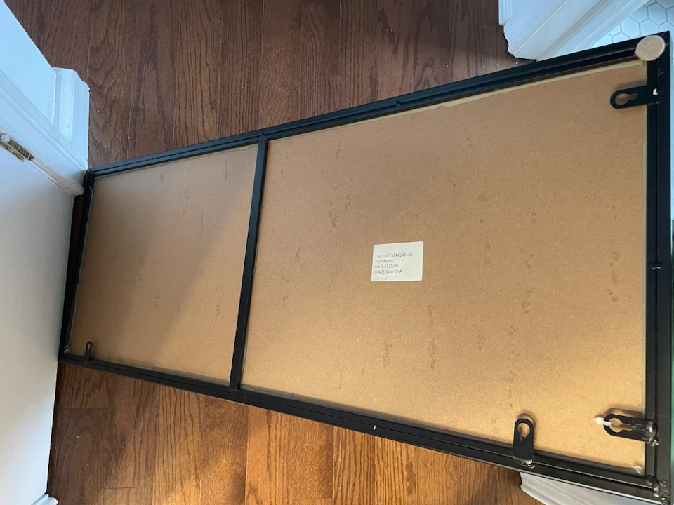 Full Length Black Metal Framed Mirror - photo 2