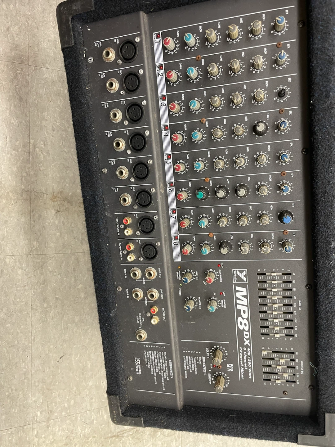 Yorkville MP8DX 8 Channel Powered Mixer