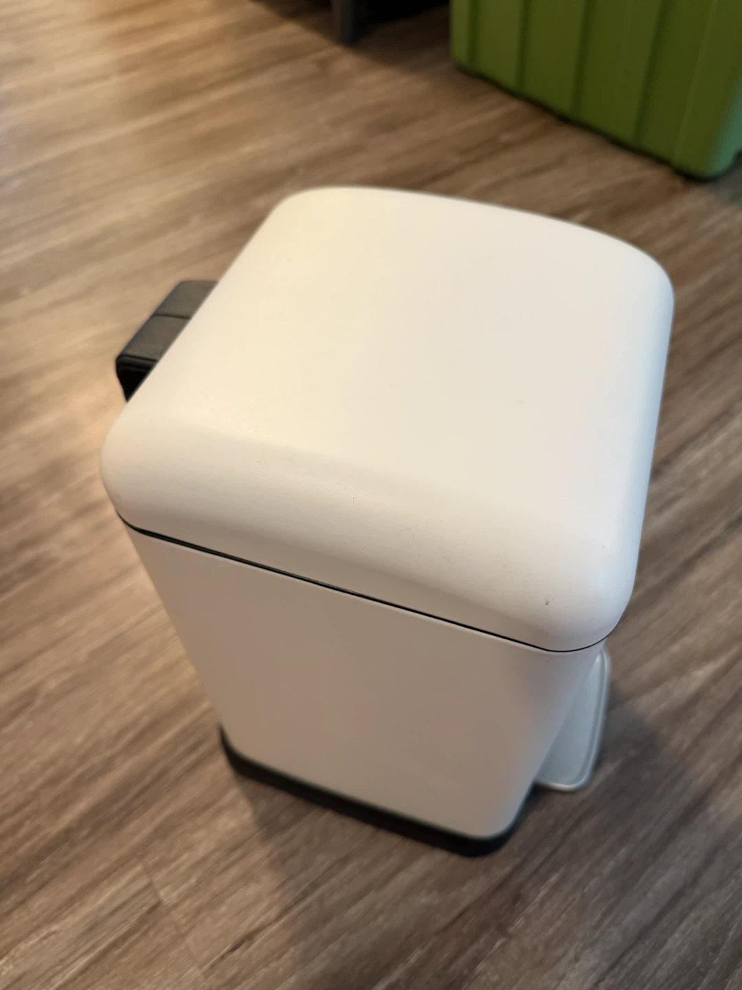 White Step Trash Can (mini size - 12.5” H) - photo 2