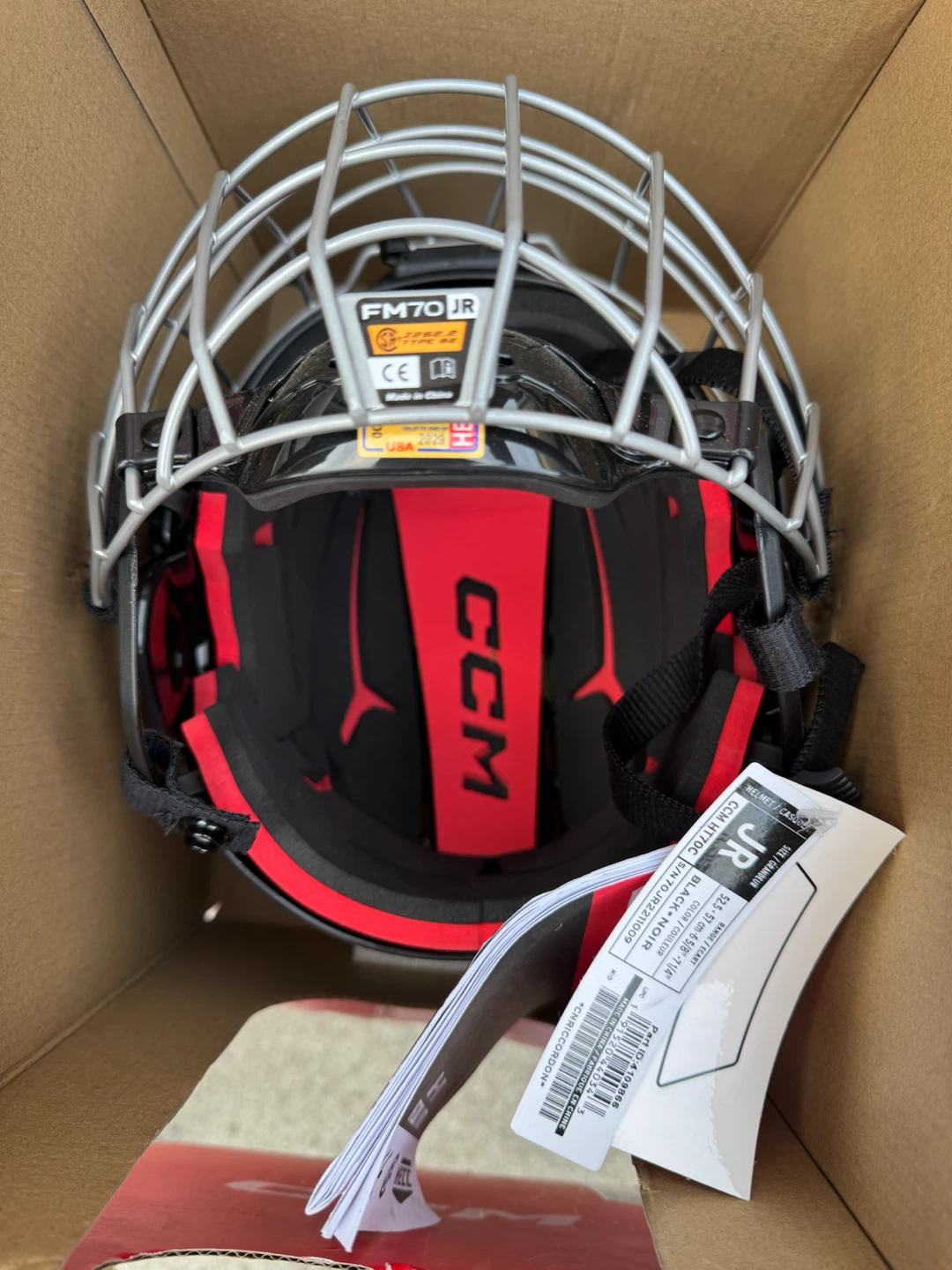 CCM Tacks 70 JR Hockey Helmet with Cage - photo 5