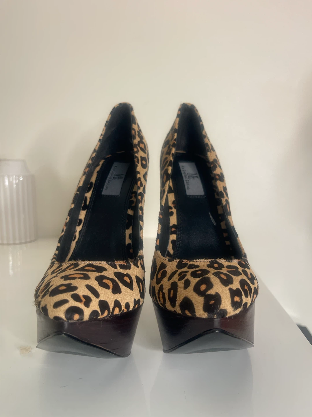 Mia limited edition Leopard Print Platform Heels - photo 3