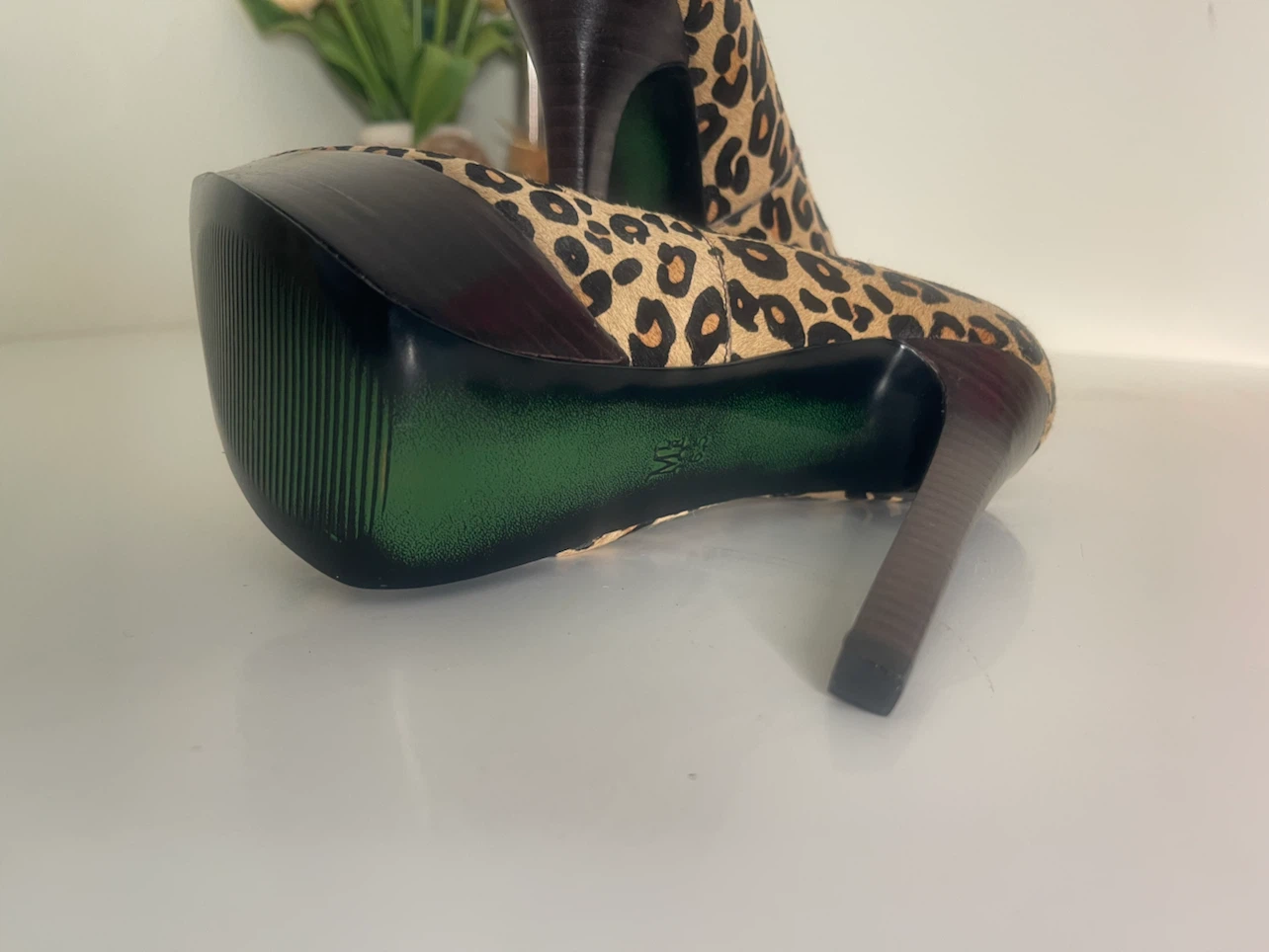 Mia limited edition Leopard Print Platform Heels - photo 5