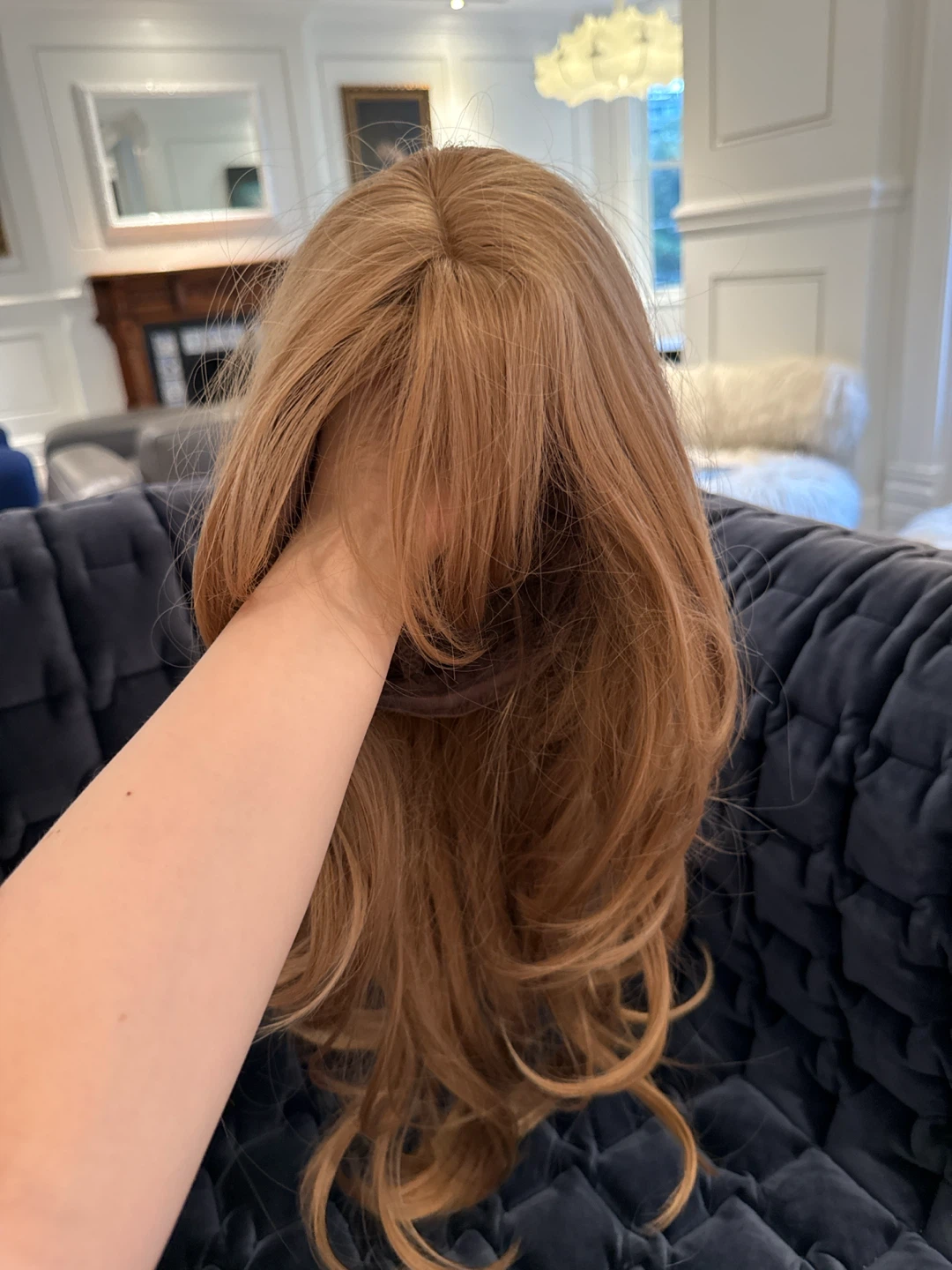 High quality and high layers Brown Wavy Wig