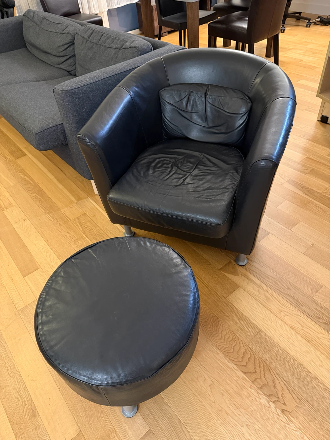 IKEA TULLSTA Armchair and Ottoman