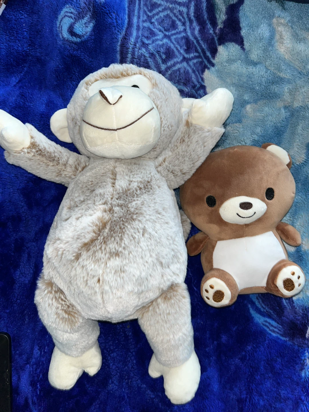 Plush Monkey and Bear Stuffed Toys - photo 2