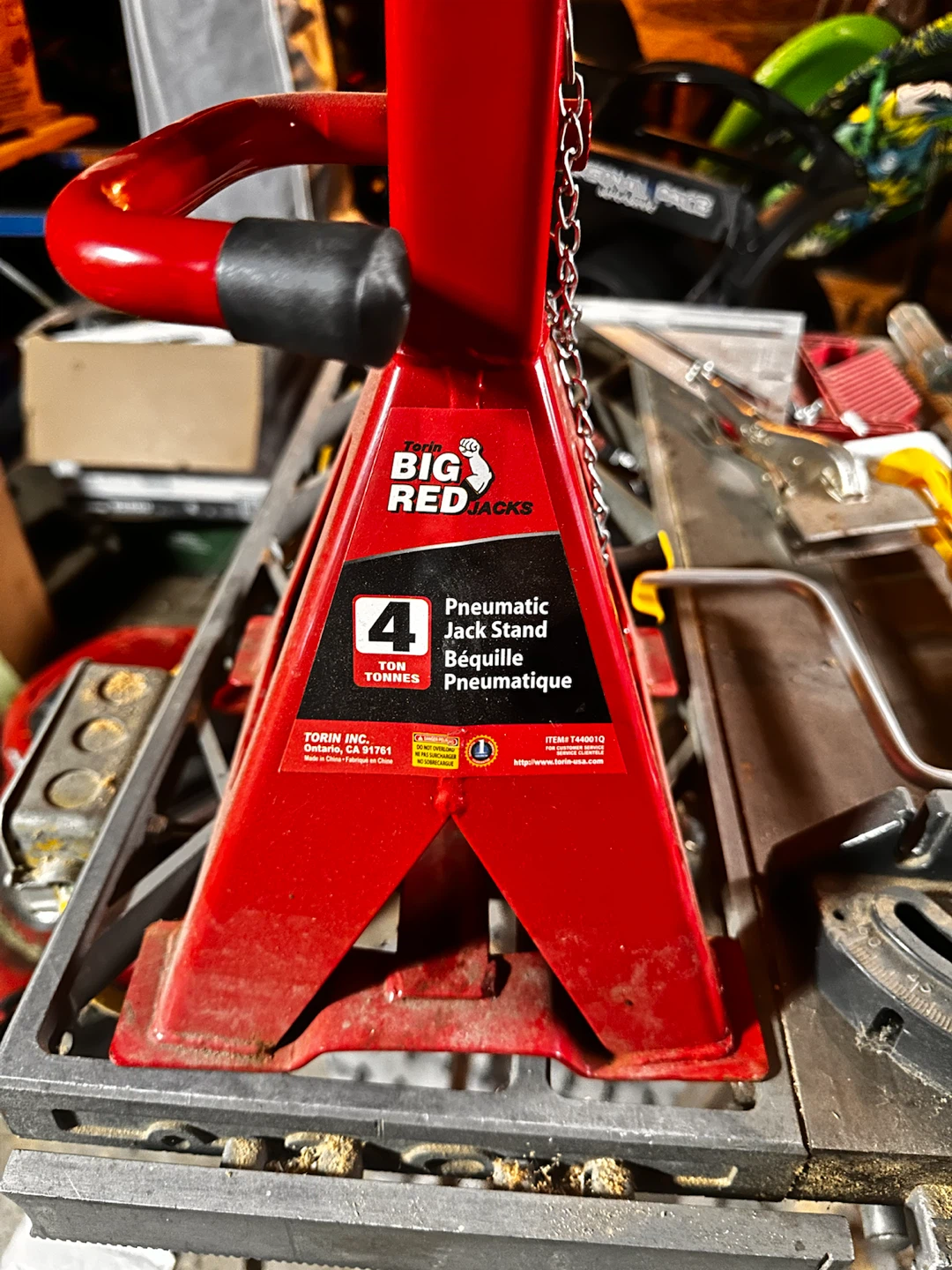 Torin Big Red Jacks 4 Ton Pneumatic Jack Stand
