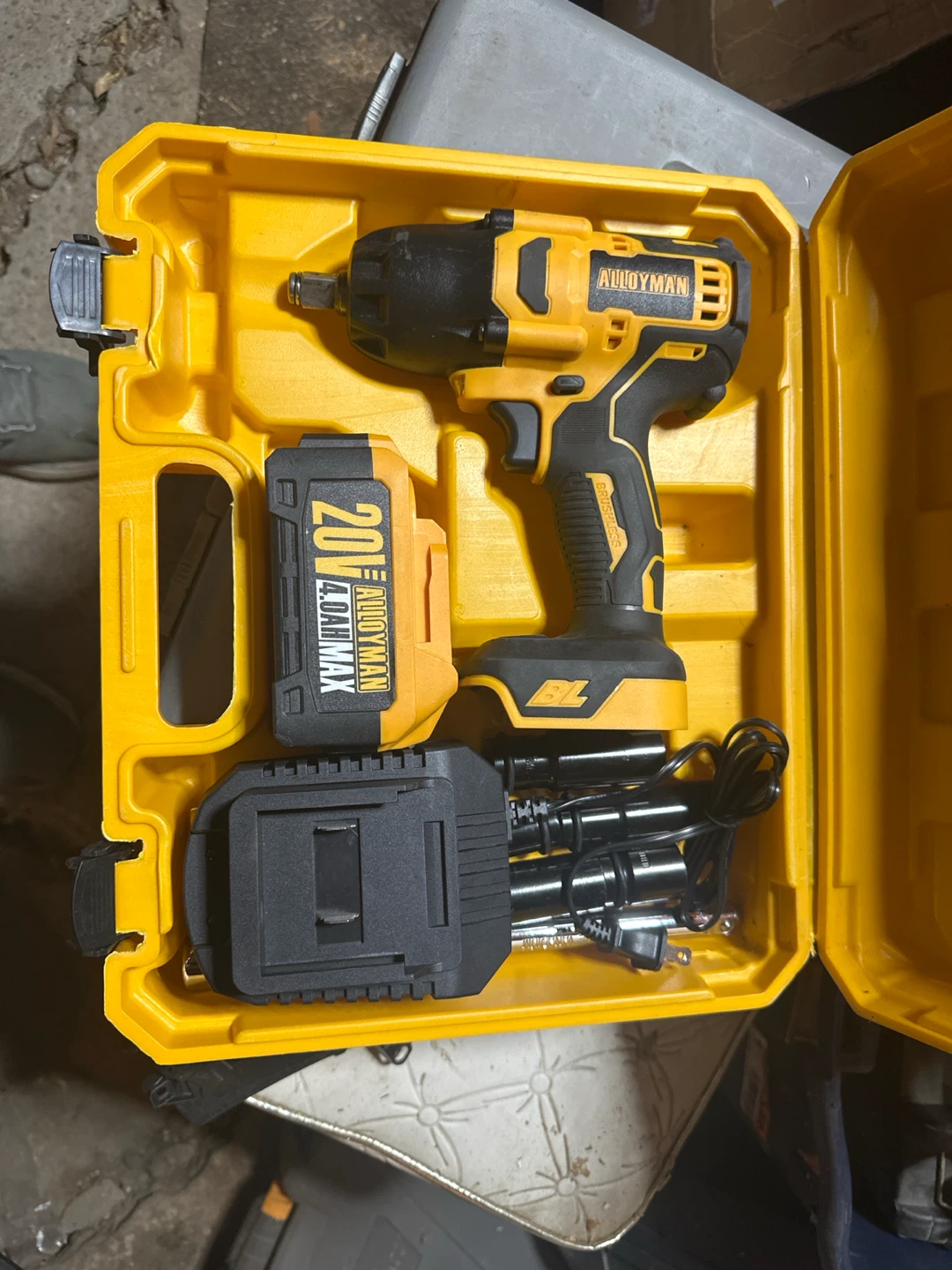 Alloyman 20V Cordless Impact Wrench Kit