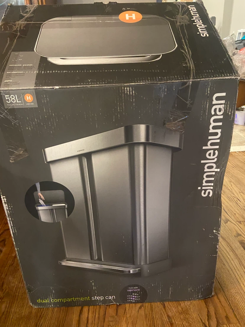 simplehuman Dual Compartment Garbage bin