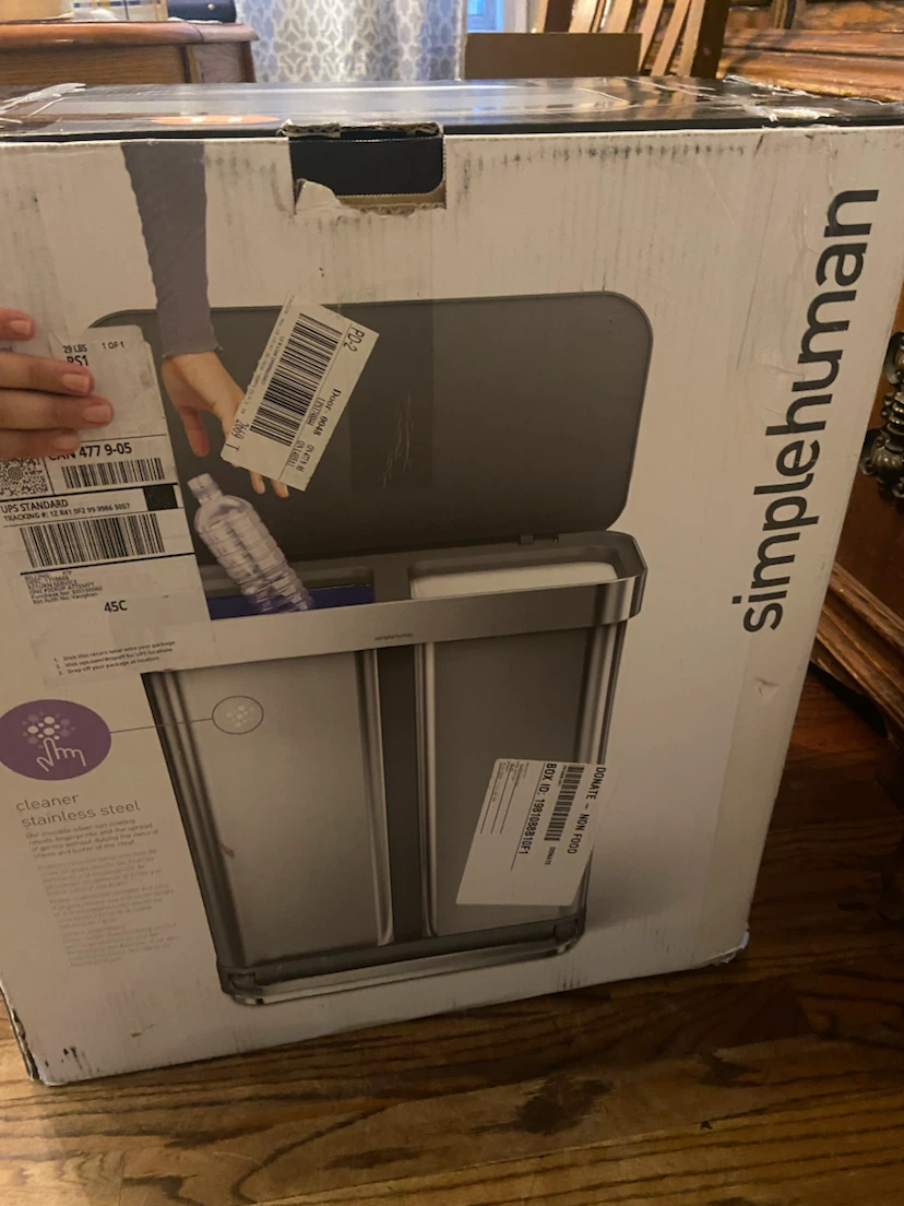 simplehuman Dual Compartment Garbage bin - photo 3