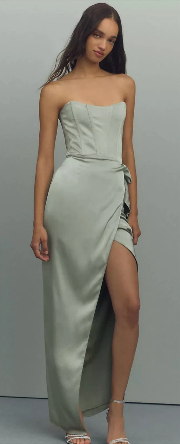 New Anthropologie Strapless Corset Dress - photo 2