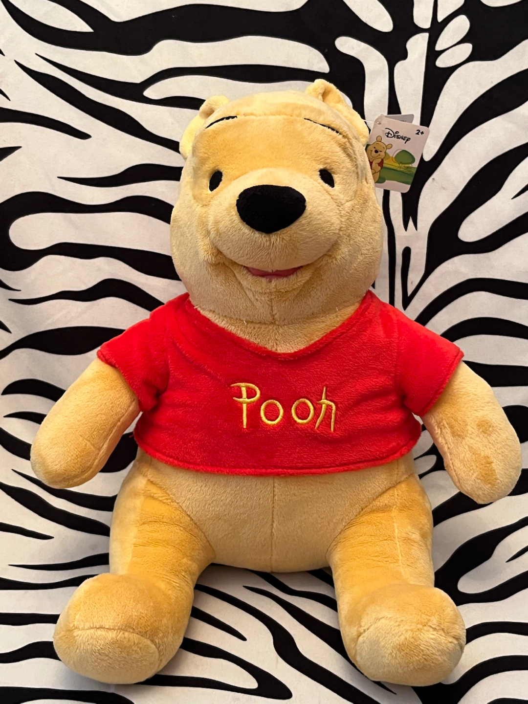 🍯 Disney Winnie the Pooh plush toy in classic red shirt 🍯 - photo 2