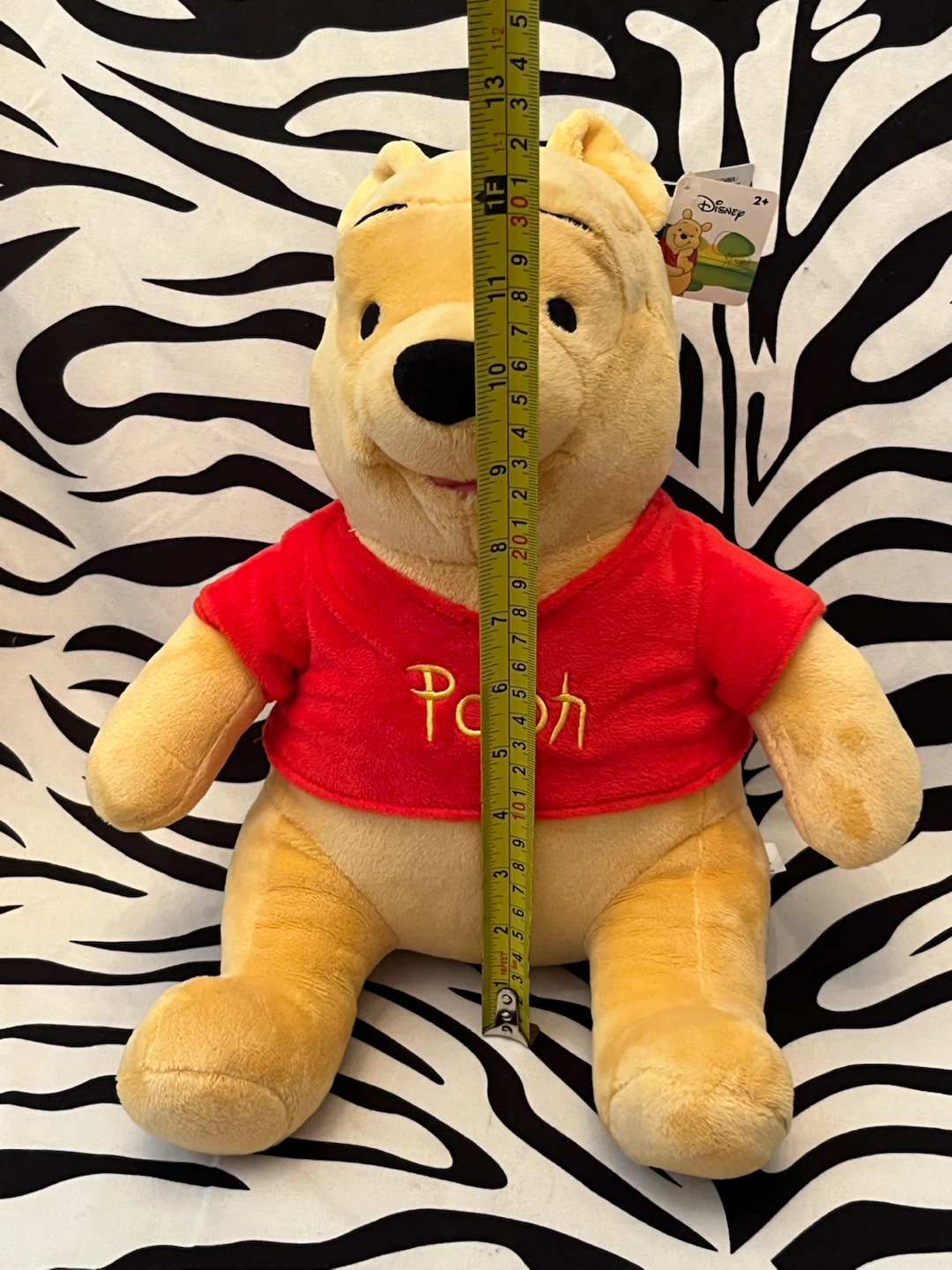 🍯 Disney Winnie the Pooh plush toy in classic red shirt 🍯 - photo 4