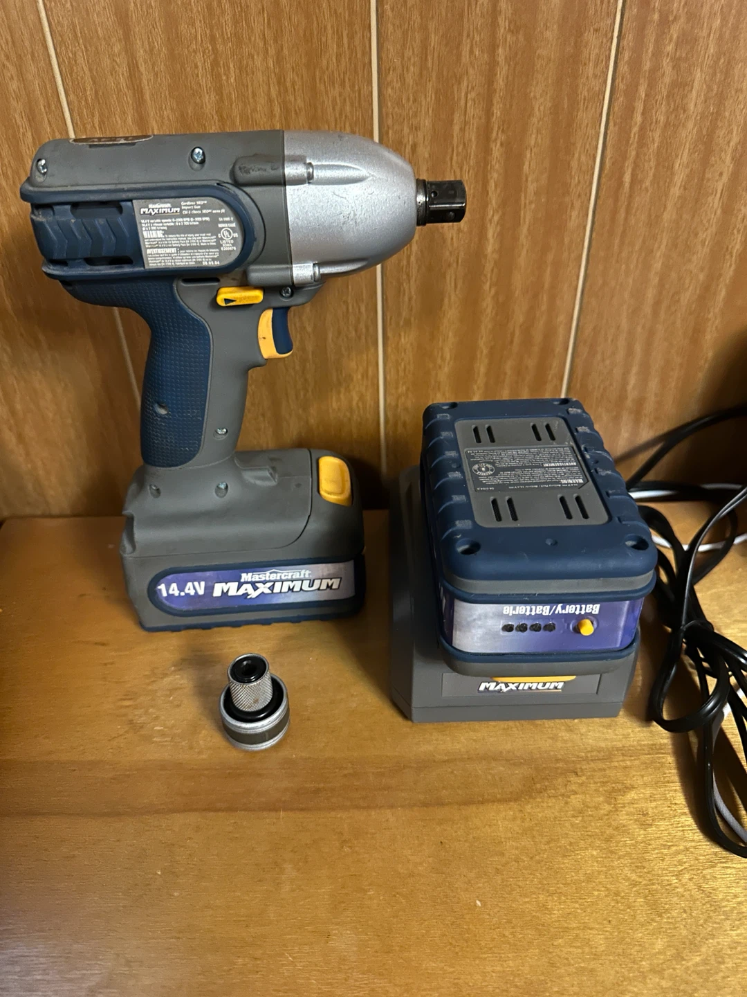 Maximum 14.4V Cordless Impact Wrench with Battery and Charger