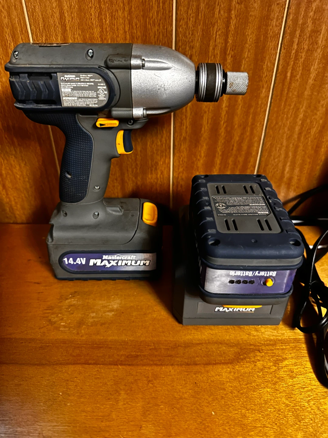 Maximum 14.4V Cordless Impact Wrench with Battery and Charger - photo 2