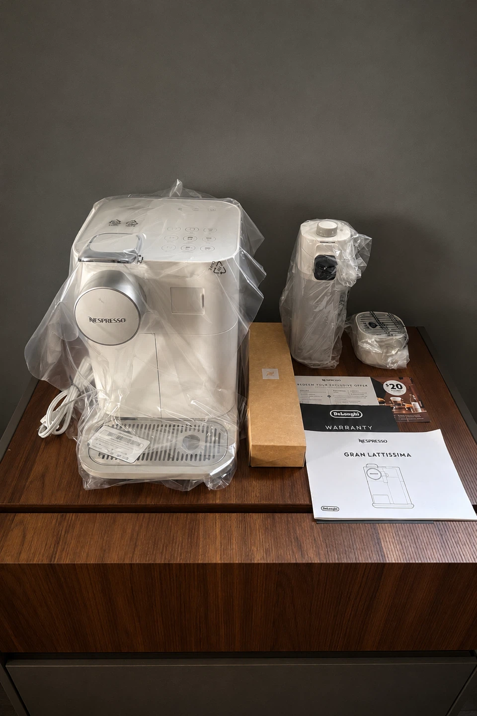 Nespresso Gran Lattissima Coffee Machine - White