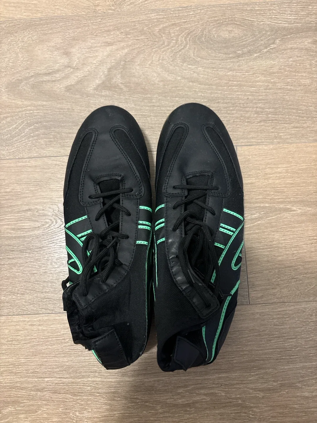 Black Wrestling Shoes Size 9