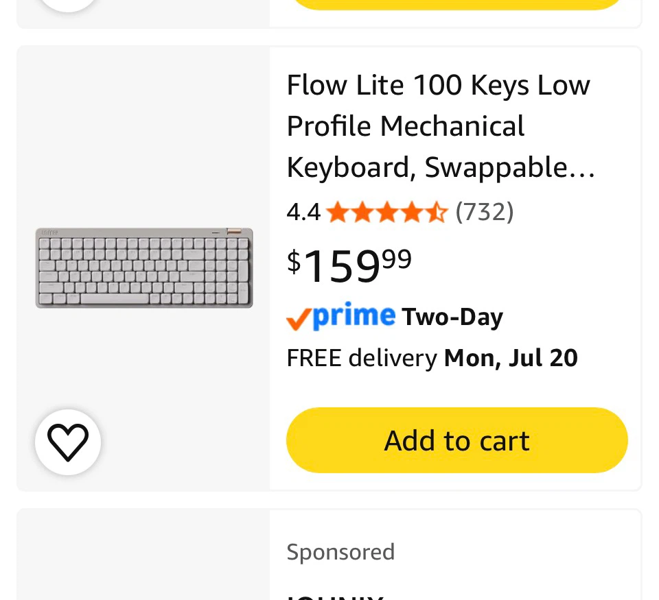 LOFREE Flow Lite 100 Keys Mechanical Keyboard - Marble