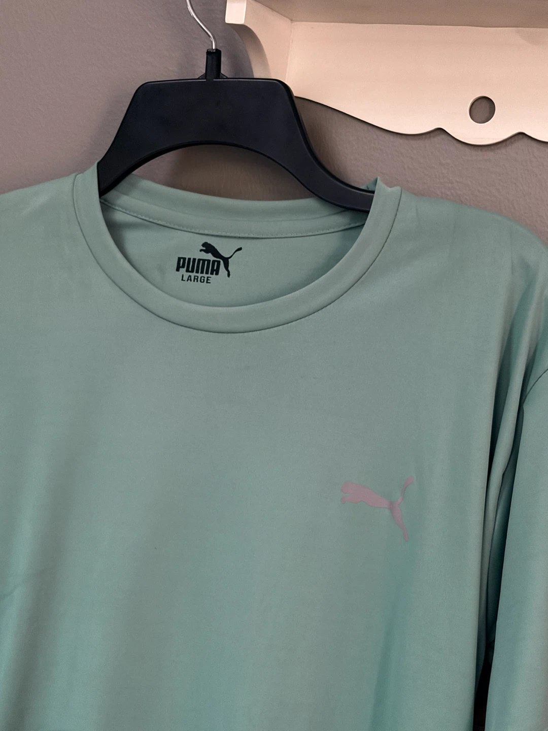 Puma T-Shirt - Large Tight Fitting - Mint Green - photo 2