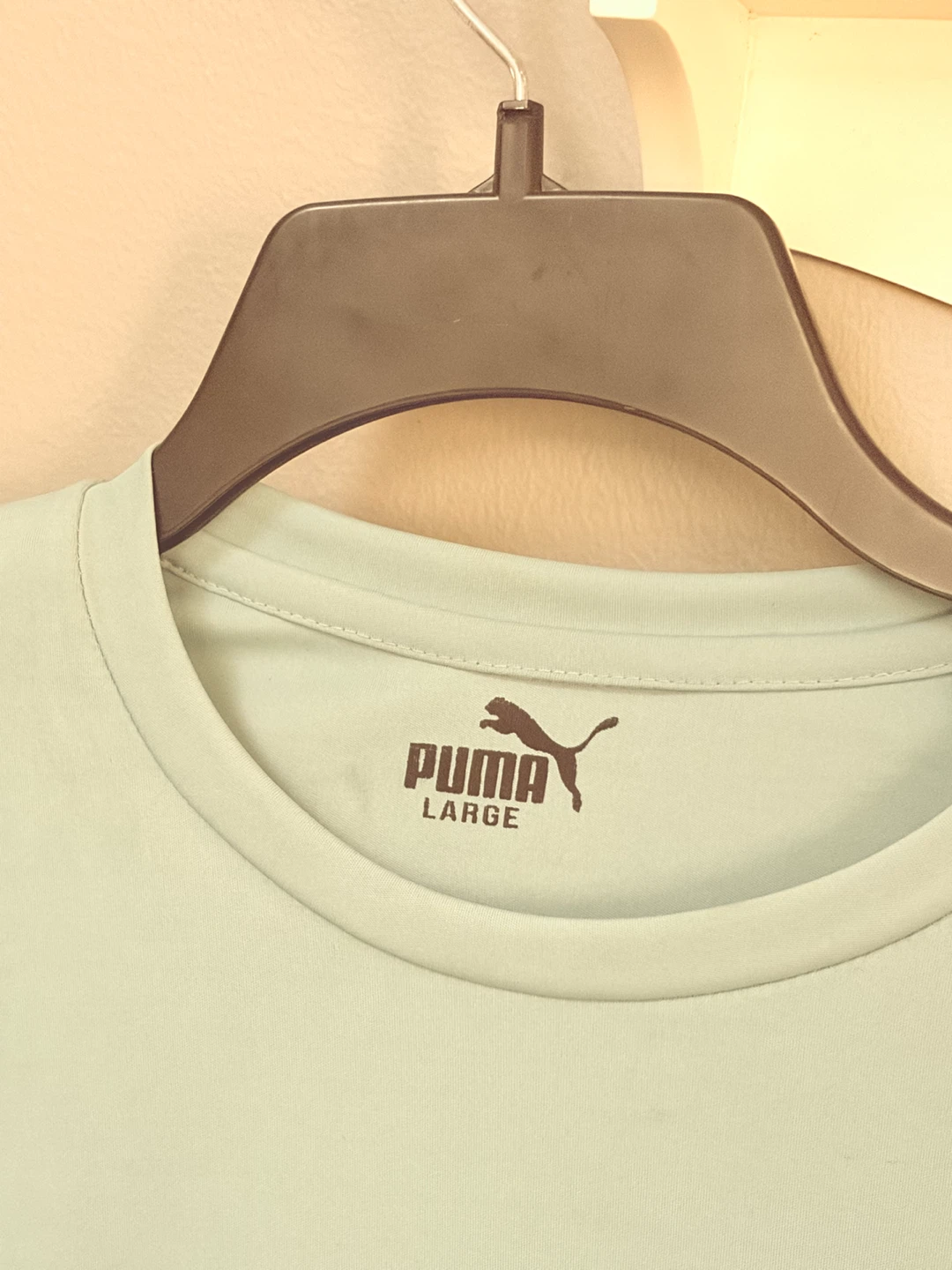 Puma T-Shirt - Large Tight Fitting - Mint Green - photo 3