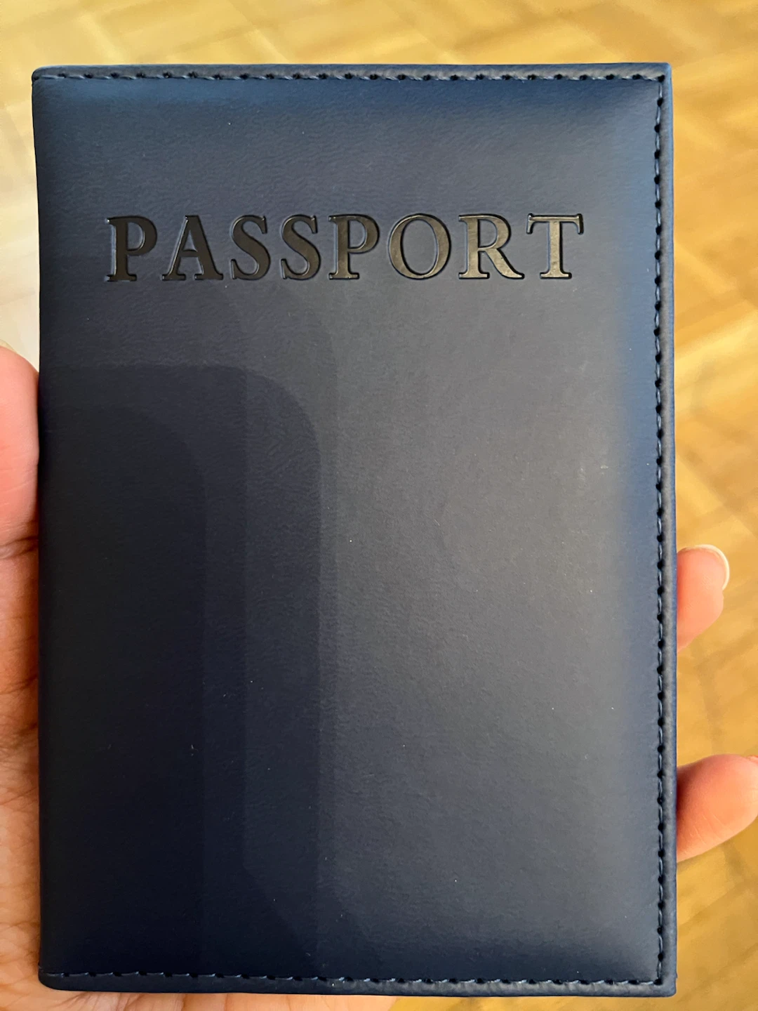 Dark Blue Passport Holder