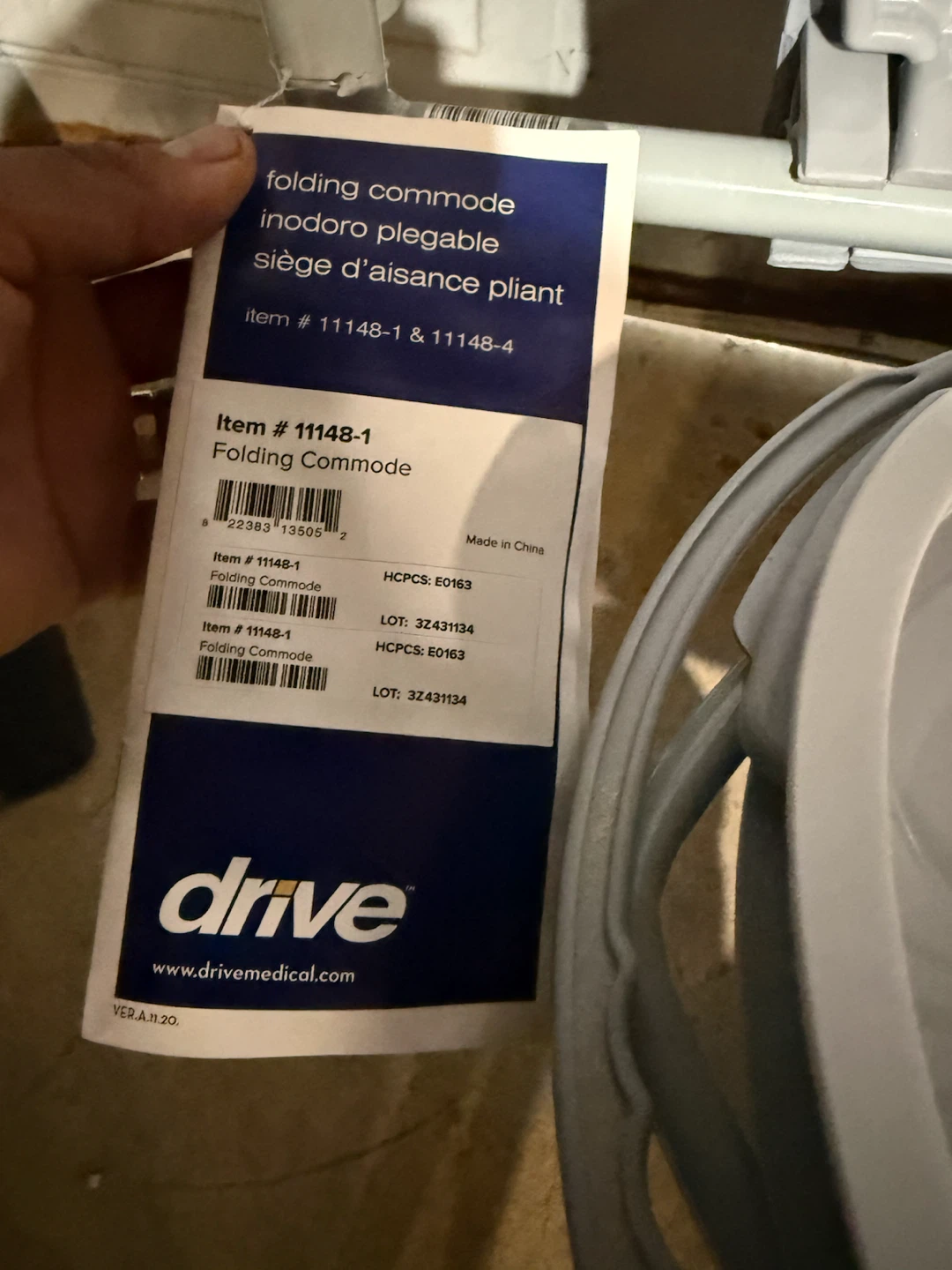 Drive Medical Folding Commode - photo 3
