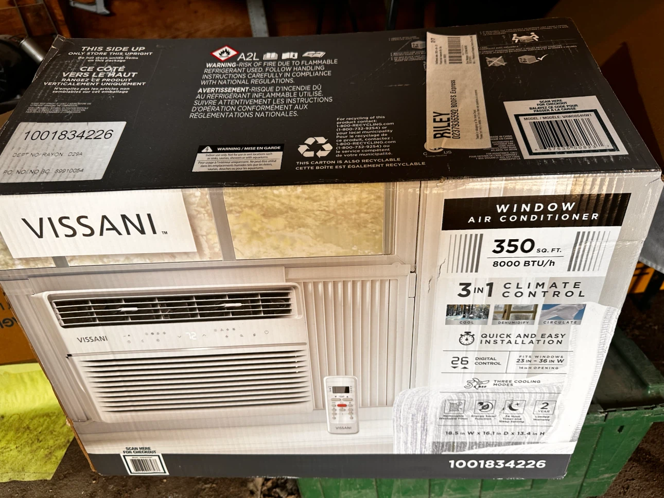 Vissani Window Air Conditioner