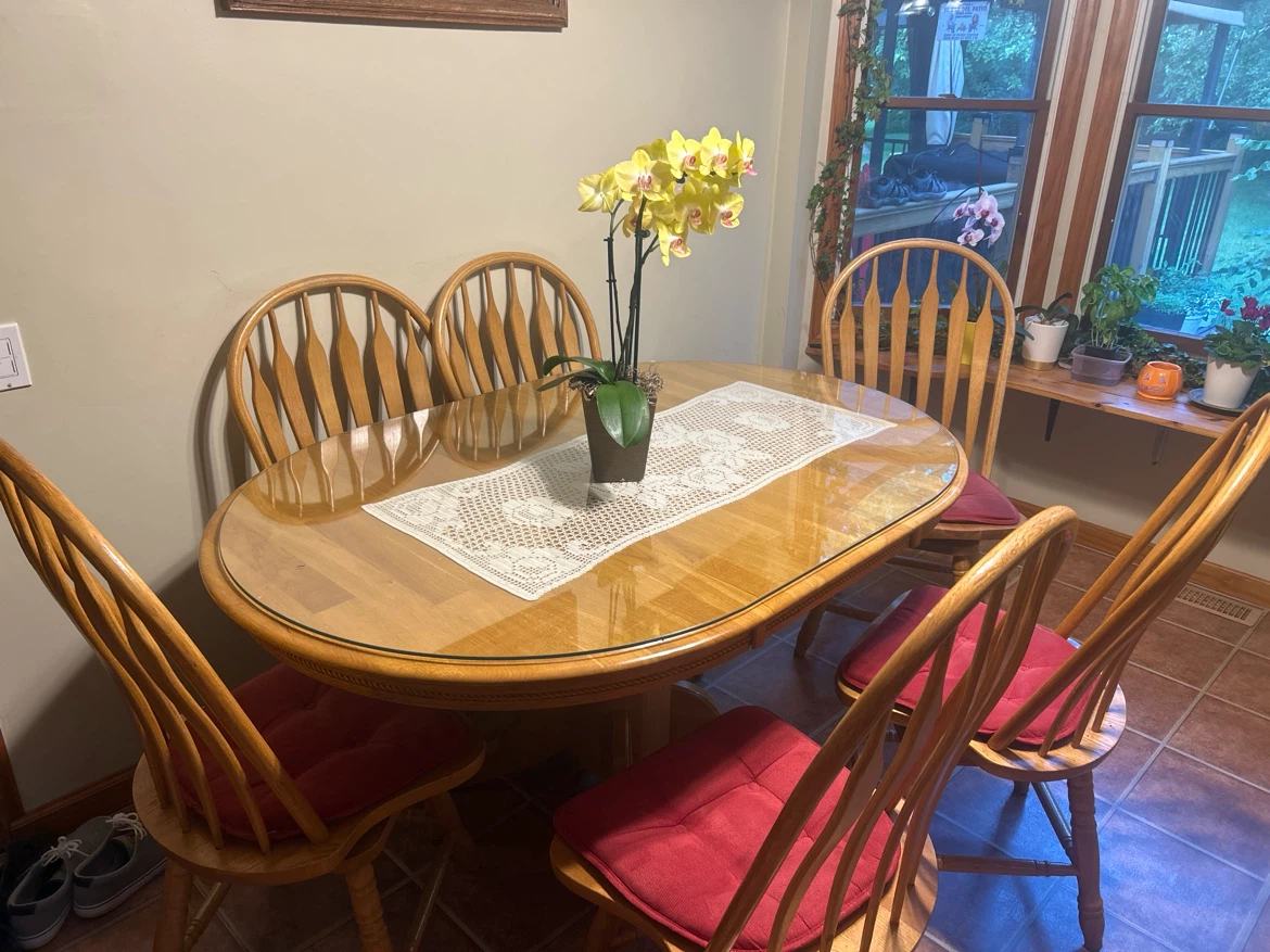Solid Wood Dinner Table