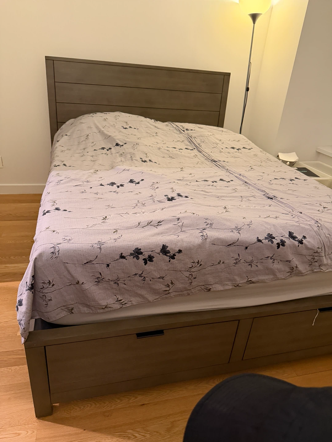 Macy's Tribeca Storage Bed in a queen size