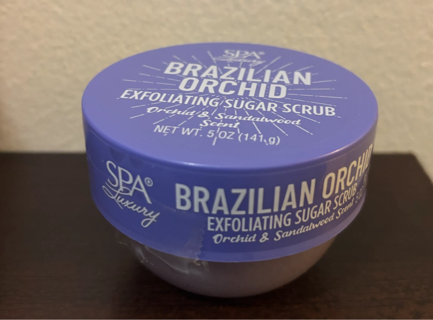 NEW-SPA Luxury Brazilian Orchid Exfoliating Sugar Scrub 5 oz