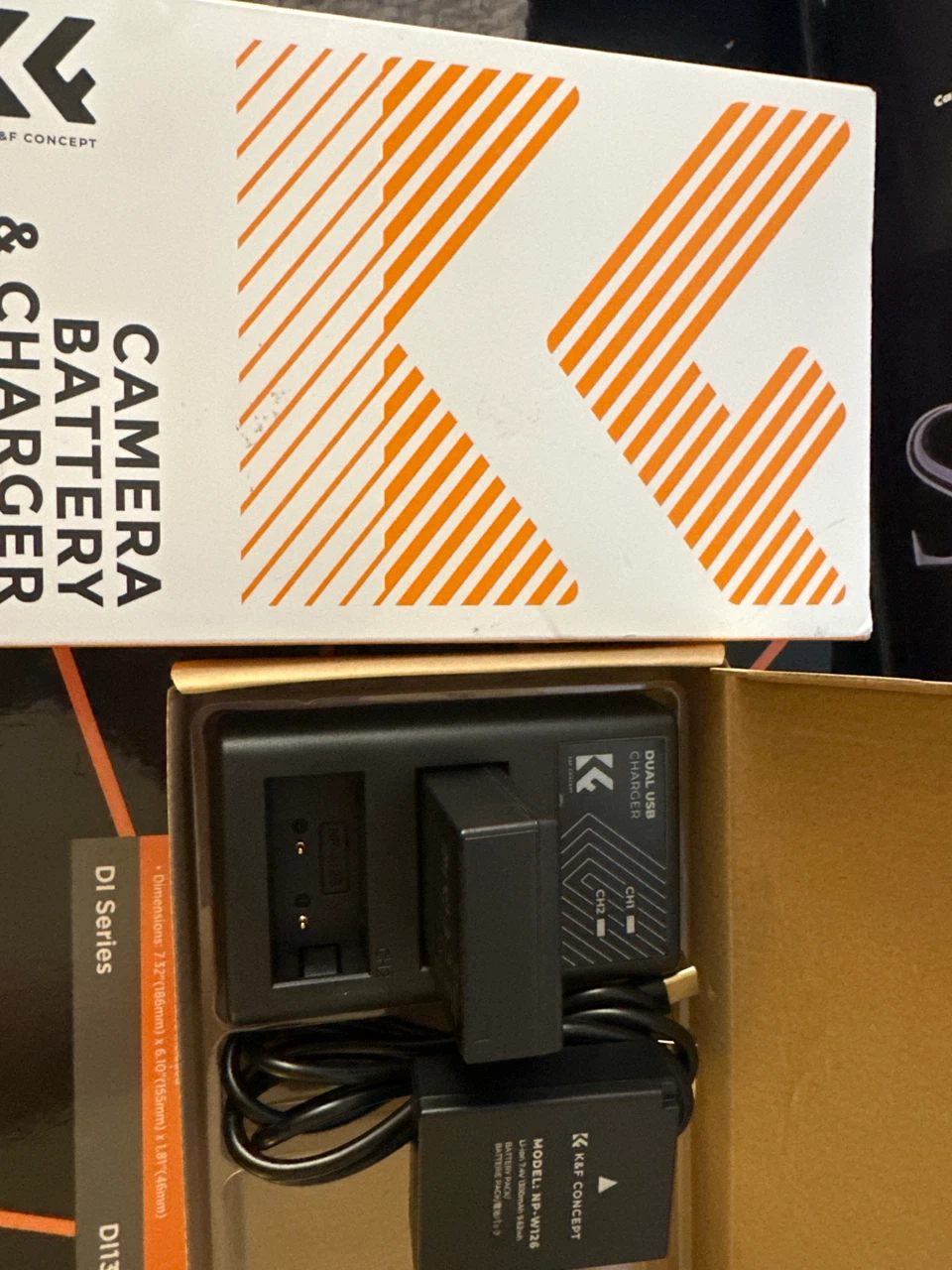 K&F CONCEPT NP-W126 NP-W126S Battery and Charger Set - photo 3