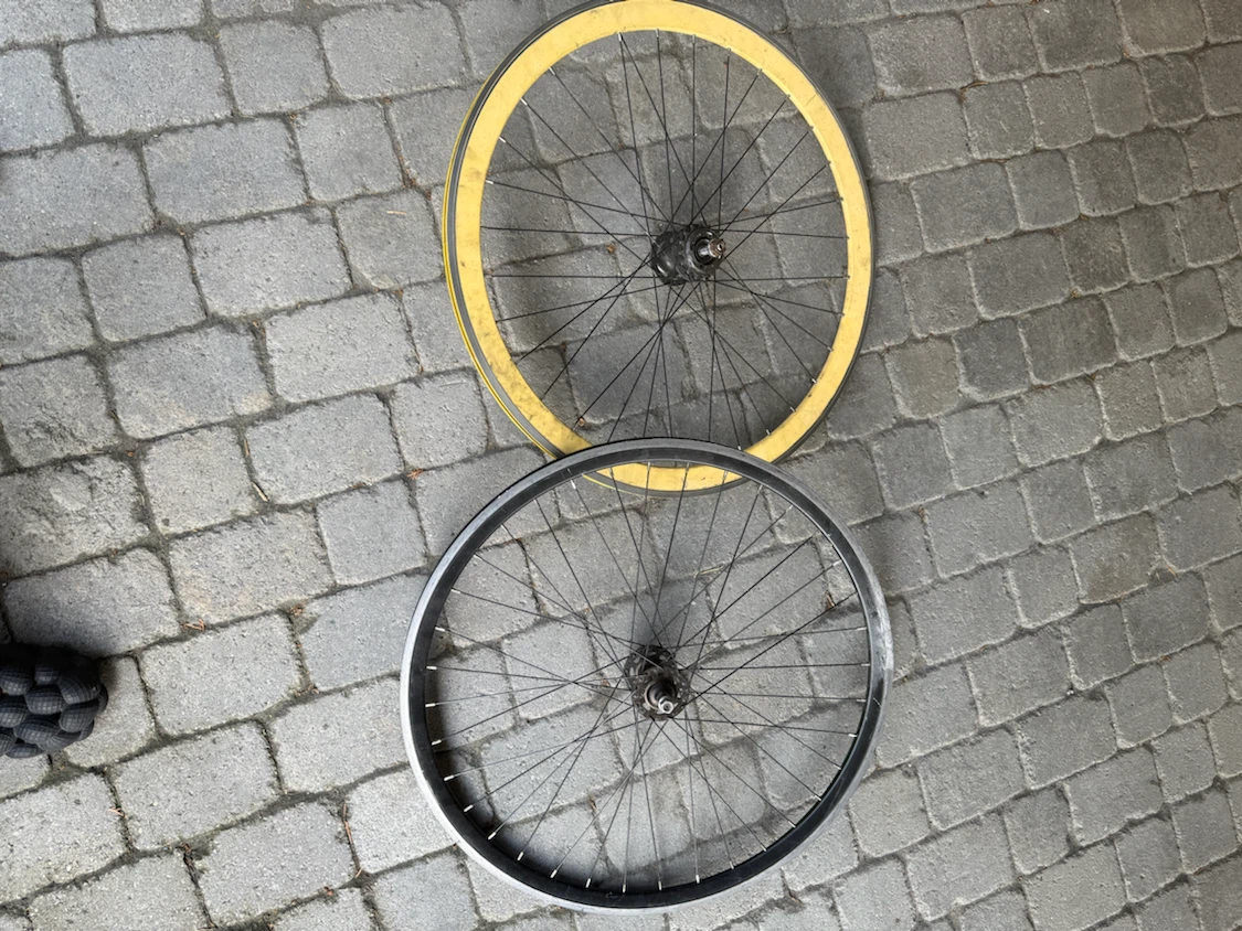 Pair of Bicycle Wheels