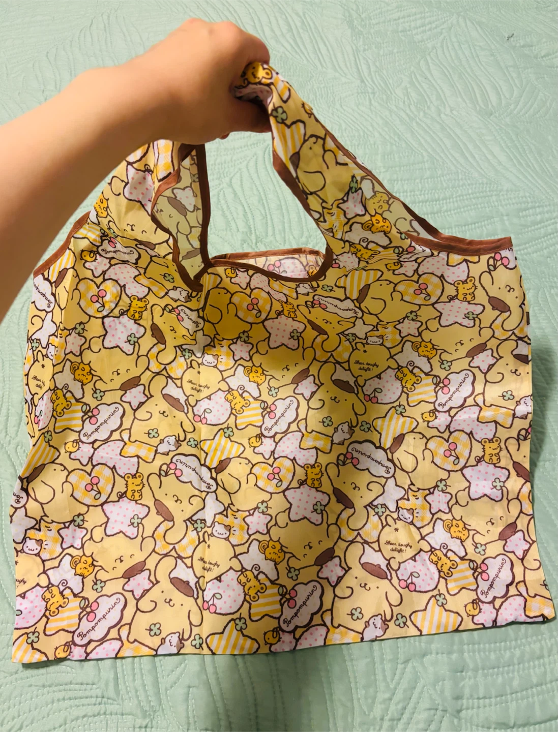 Large foldable shopping bag, super light & sturdy!
