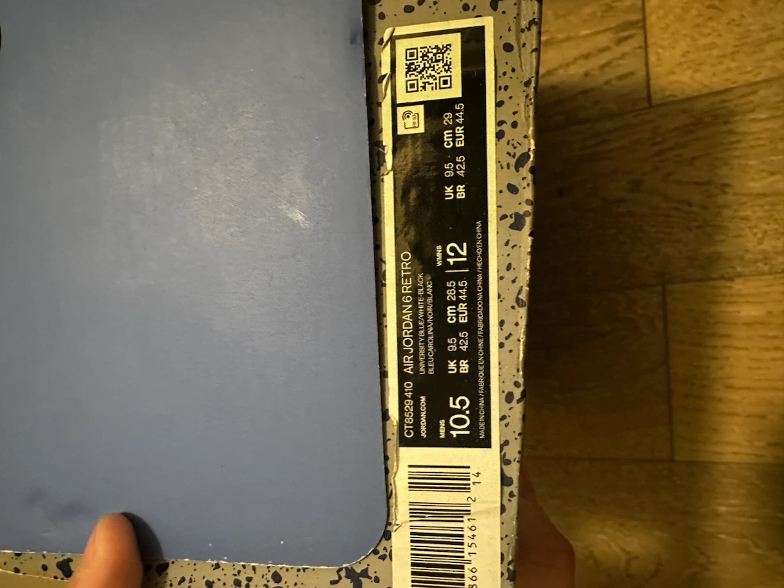 Jordan 6 unc blue - photo 4