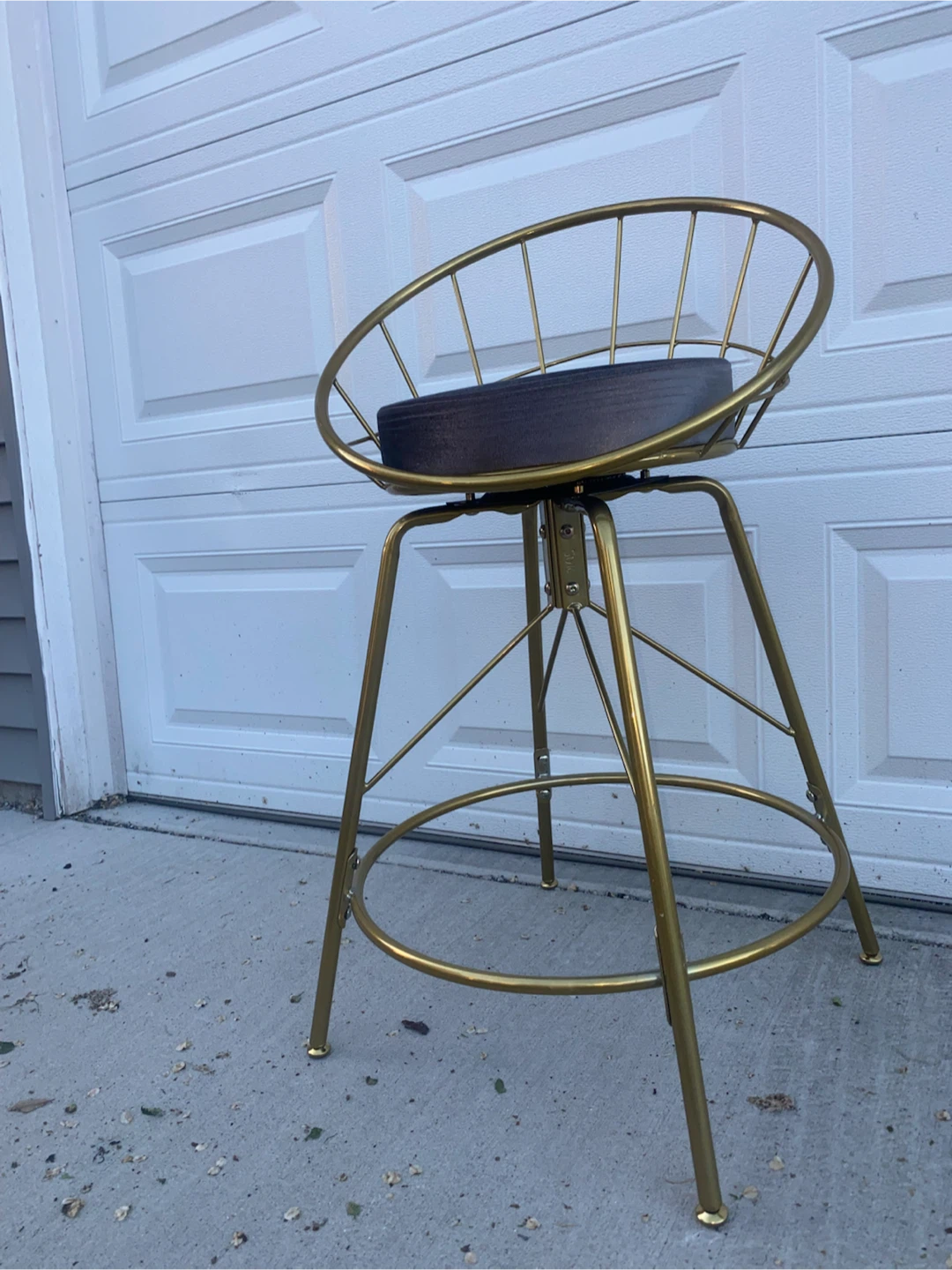 Modern Gold Swivel Counter Stools – Set of 2 or 4