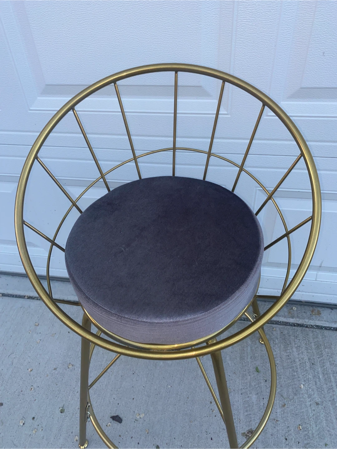 Modern Gold Swivel Counter Stools – Set of 2 or 4 - photo 2