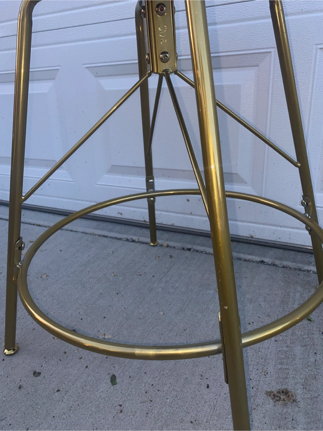 Modern Gold Swivel Counter Stools – Set of 2 or 4 - photo 4