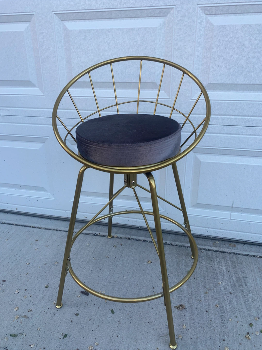 Modern Gold Swivel Counter Stools – Set of 2 or 4 - photo 5