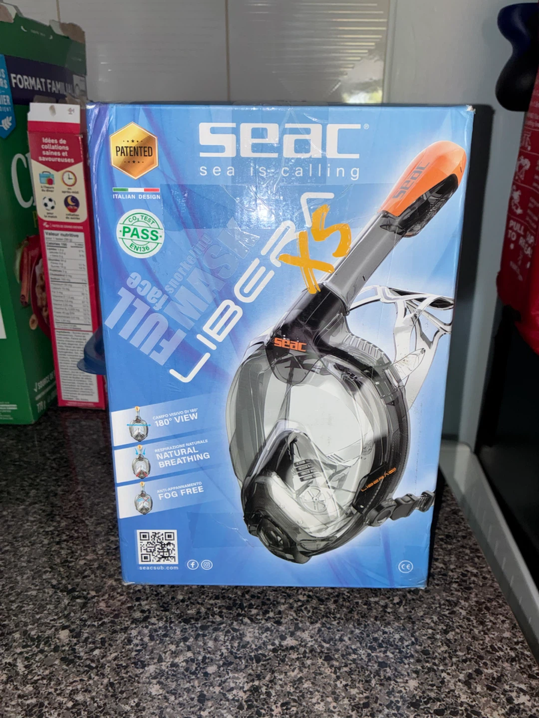 SEAC Libera Full Face Snorkel Mask
