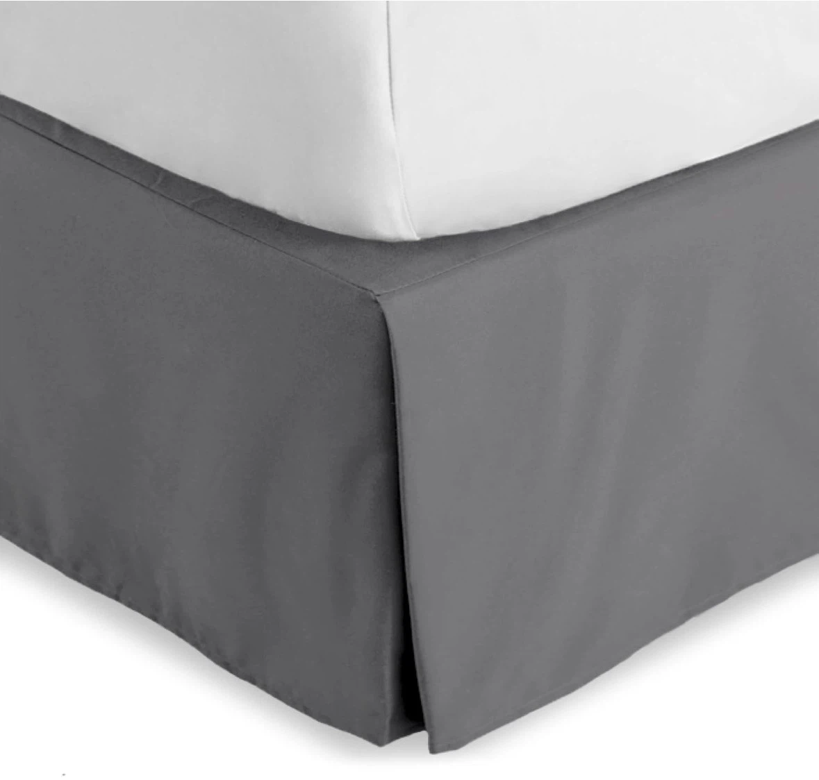 Bare Home Grey Bed Skirt Twin XL