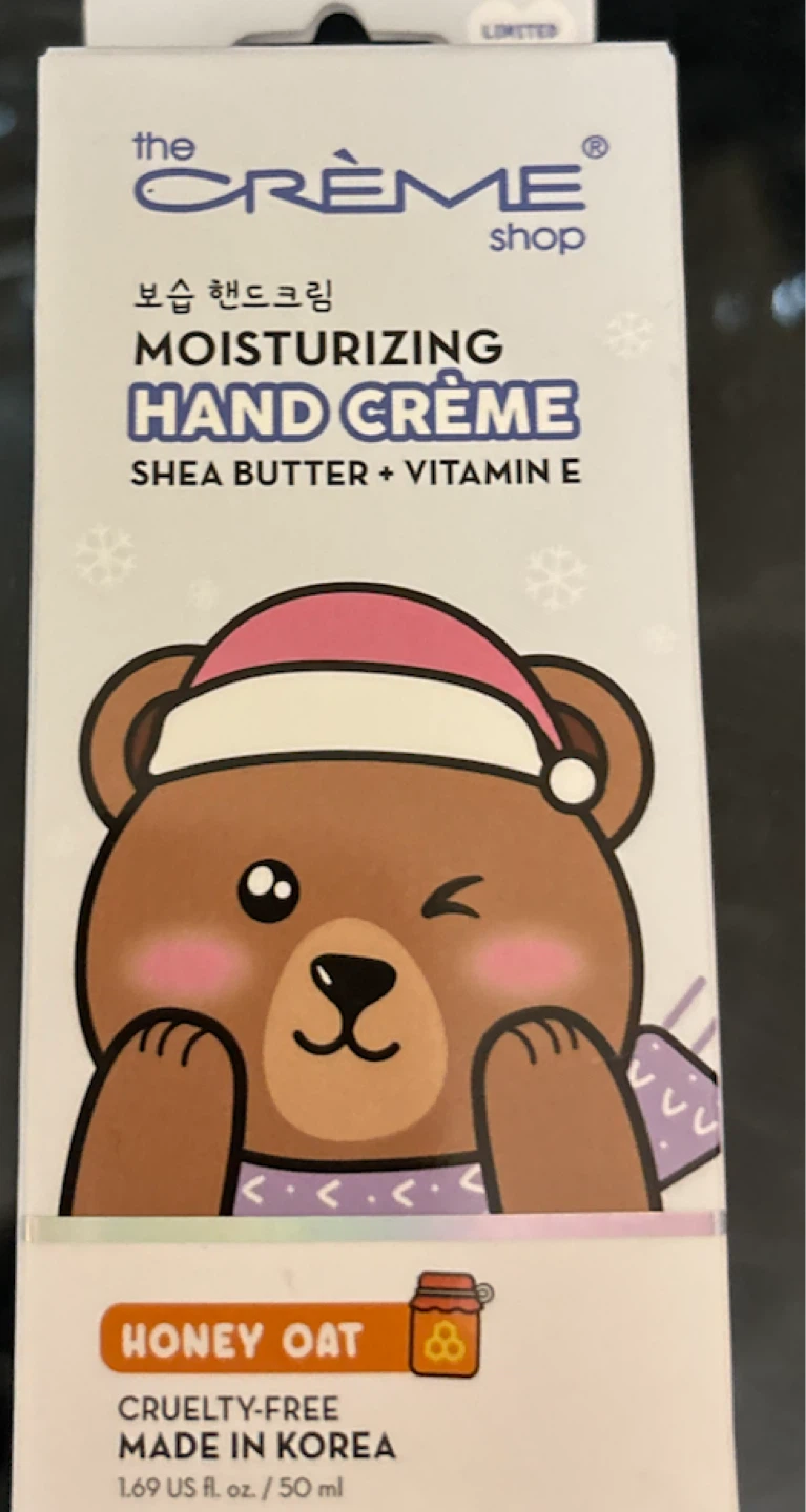 NEW-The Crème Shop Moisturizing Hand Cream - Honey Oat 50ml