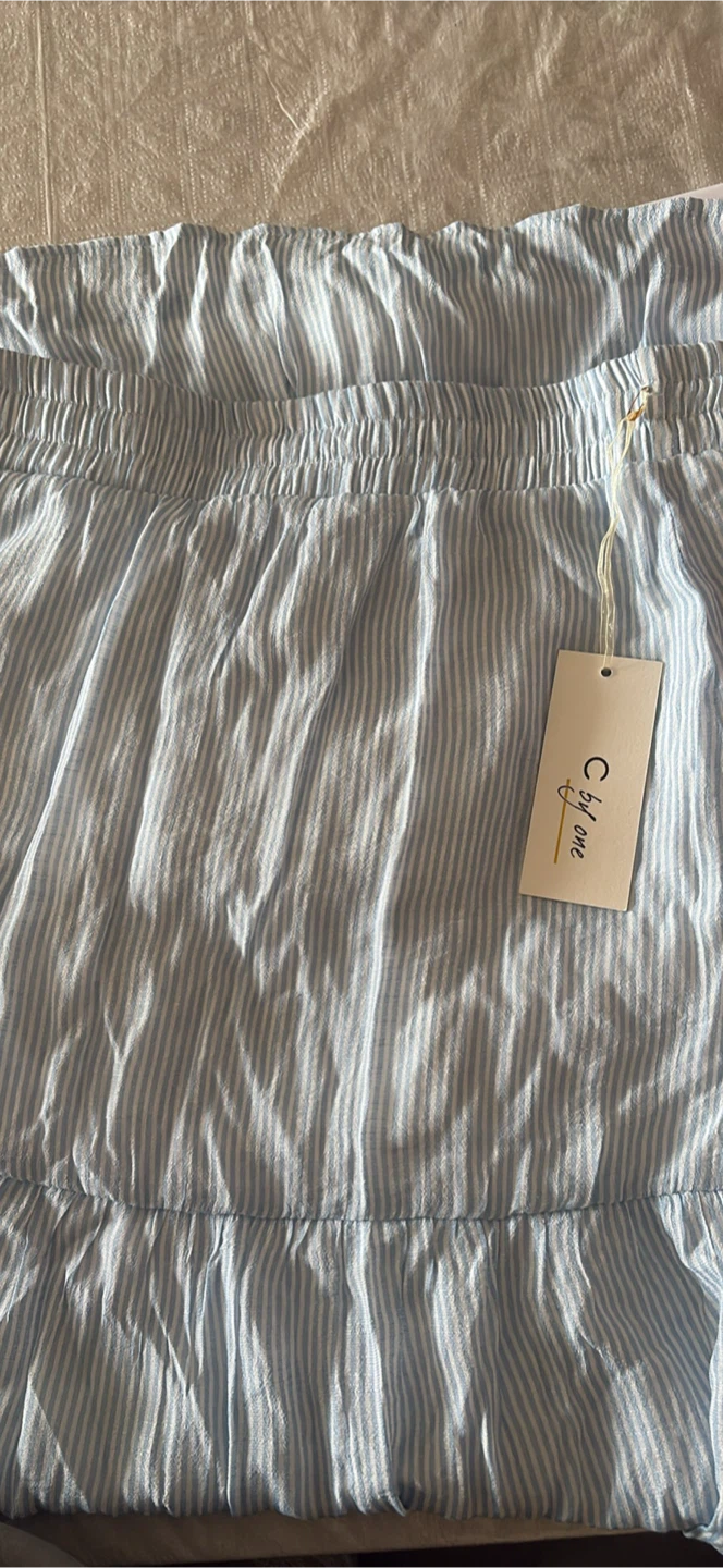 C by one striped tiered skirt - photo 2
