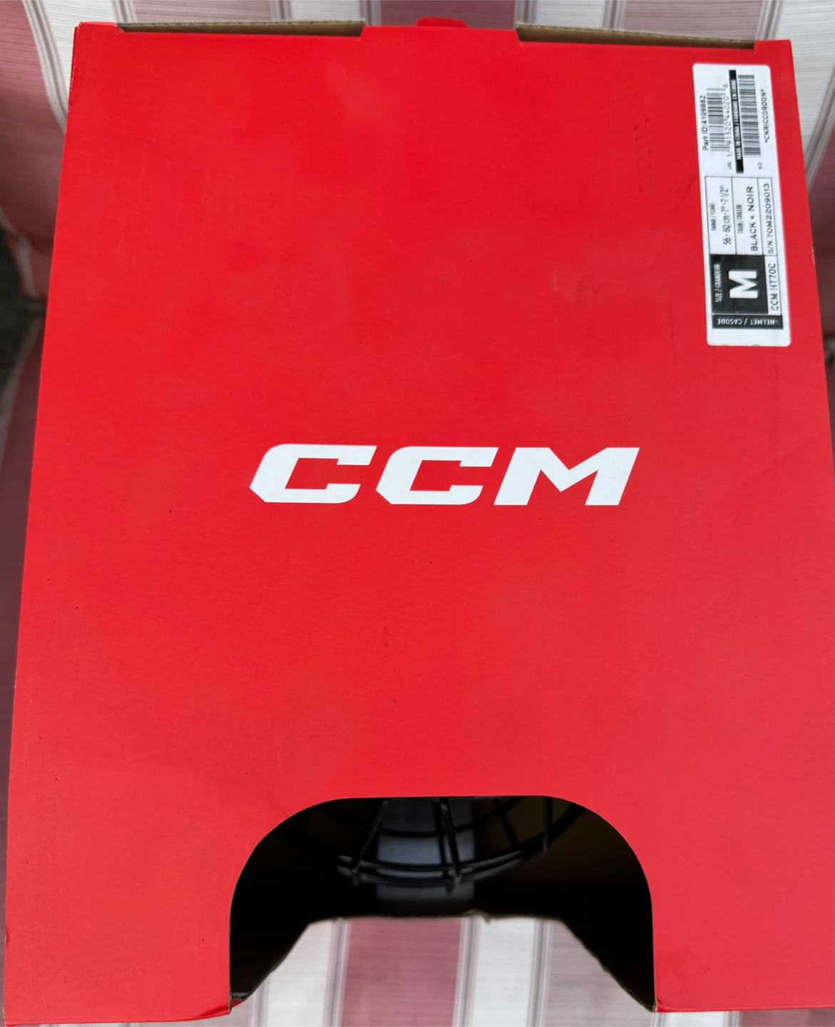 CCM Tacks 70 Hockey Helmet - Medium - Black - photo 2