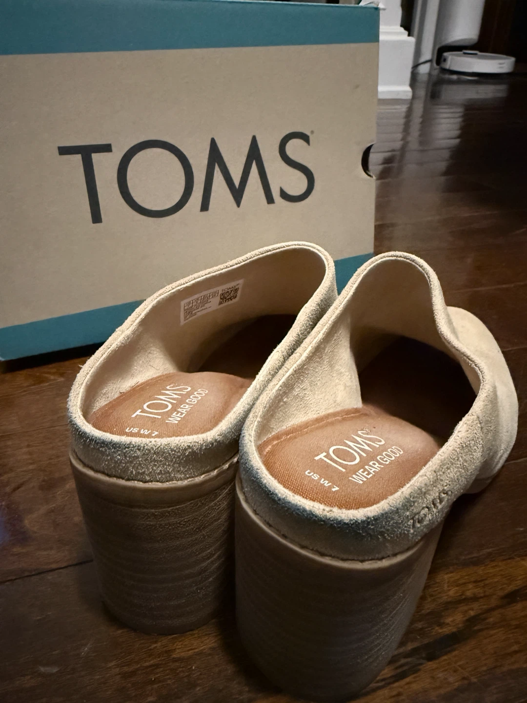 TOMS Women's Tan Suede Mule Clogs Size 7 - photo 2
