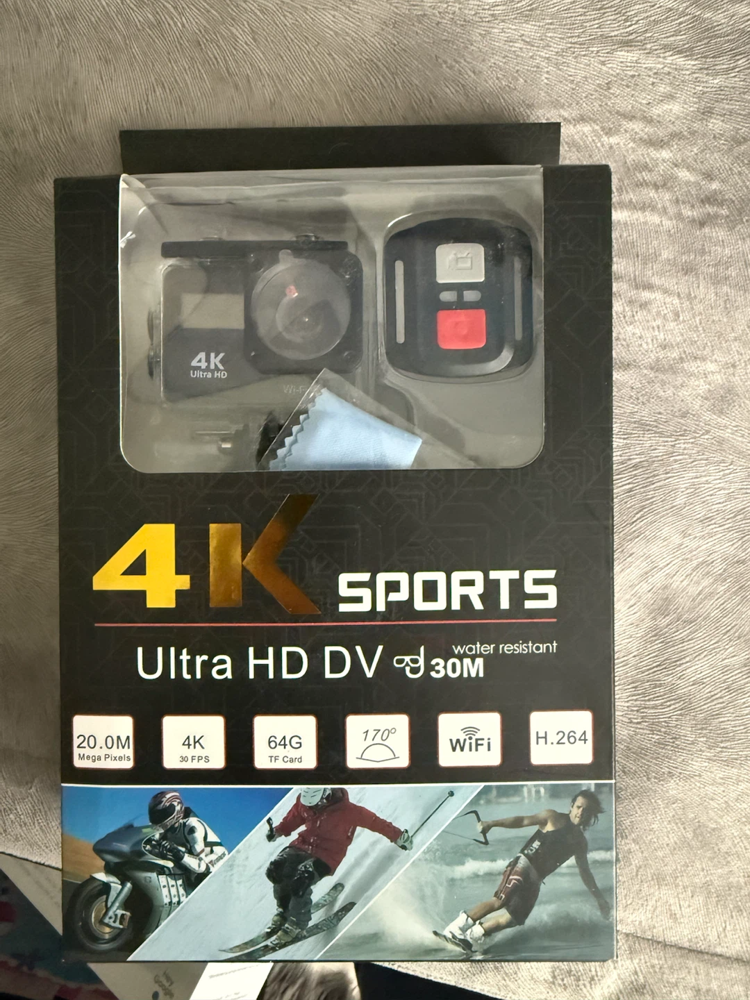 TSM 4K Ultra HD Sports DV Action Camera with WiFi