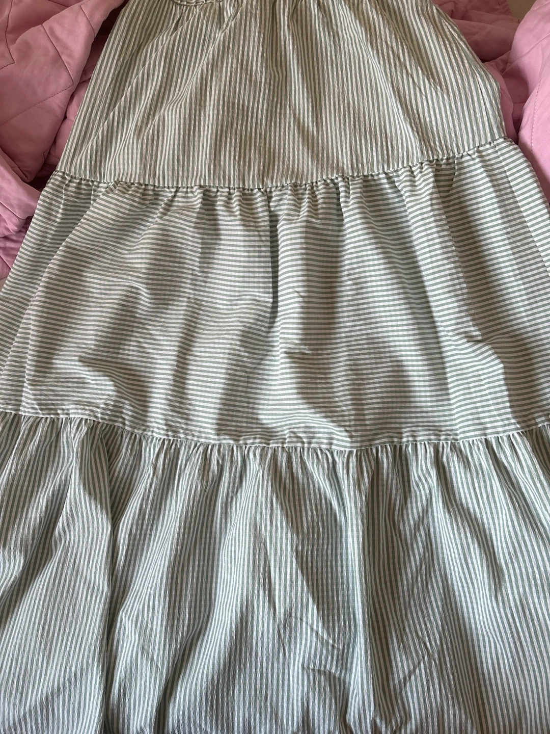 Tiered Striped skirt